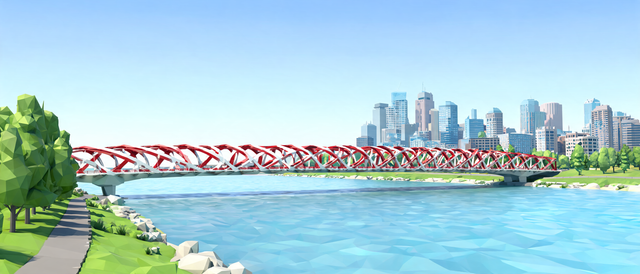 Peace Bridge, Calgary