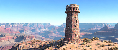 Desert View Watchtower, Grand Canyon Village