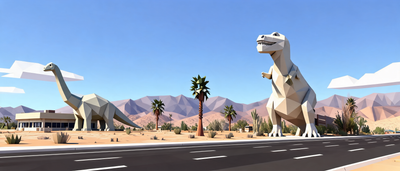 Cabazon Dinosaurs, California