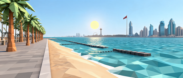 Corniche Beach, Abu Dhabi