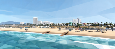 Santa Monica Beach, California