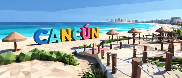 Dolphins Beach, Cancun