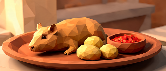 Roast Guinea Pig, Cusco
