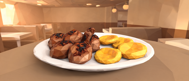 Chicken with Tostones, Punta Cana