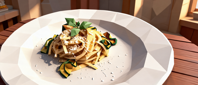 Zucchini Spaghetti, Positano