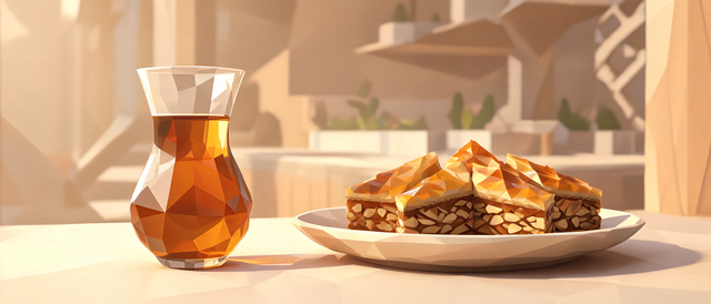 Tea and Pakhlava, Baku