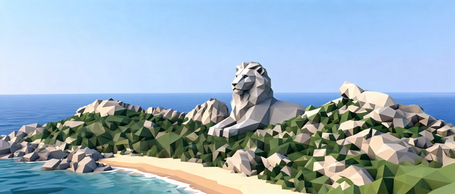 Lion de Roccapina, Sartène